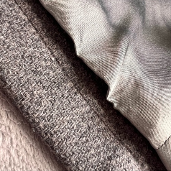 J. Crew Majesty Peacoat Stadium Cloth Nello Gori Wool Double Breasted Coat Gray - Picture 10 of 13